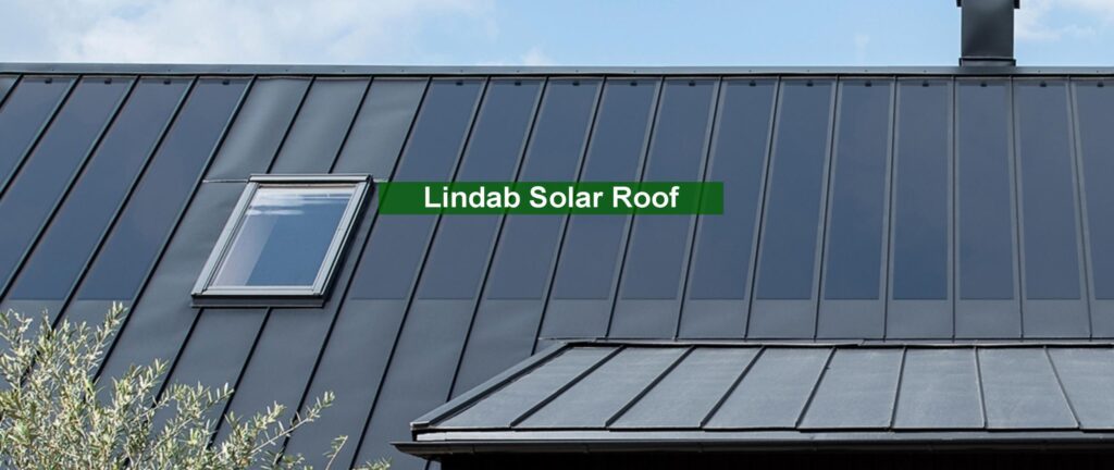Lindab Solar Roof - ståltag med højfalset zinktag look