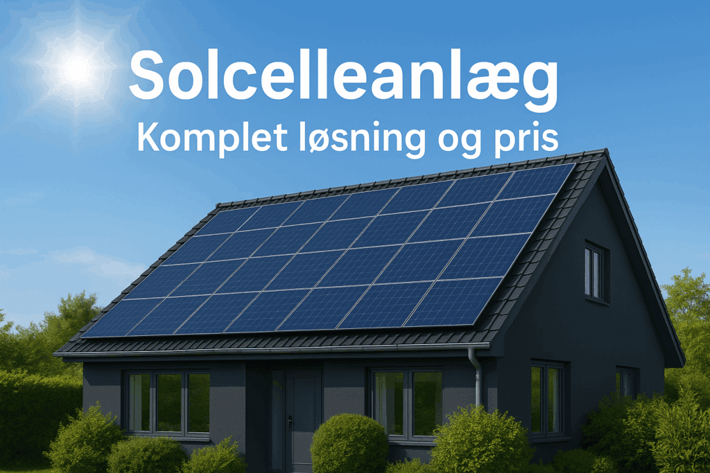 Solcelleanlæg – Komplet løsning og pris