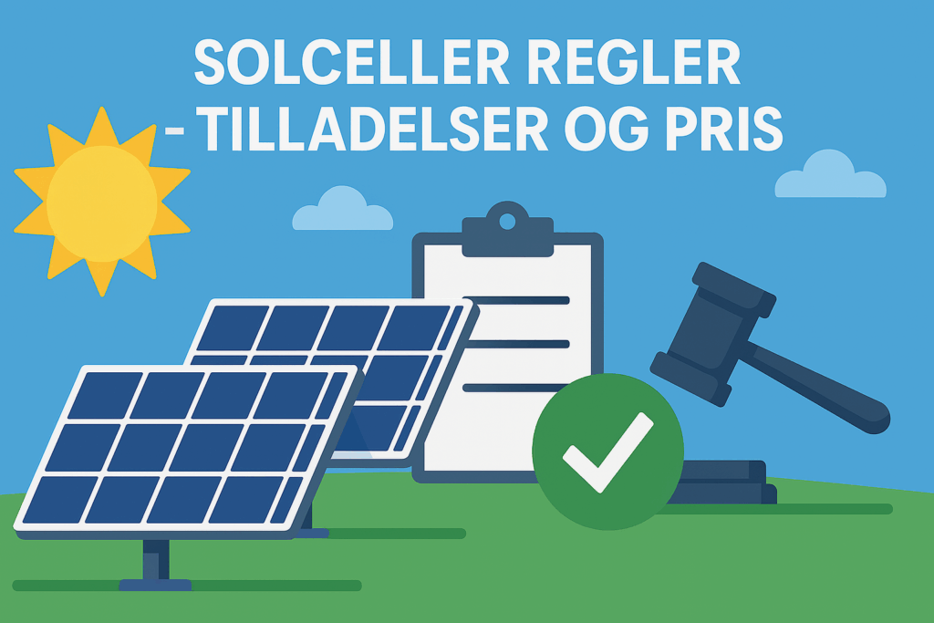Solceller regler – Tilladelser og pris