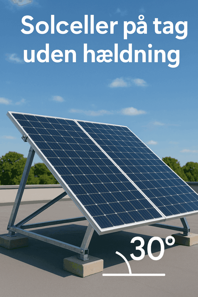 Krav til hældning og stativ